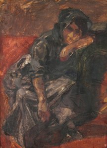Étude de femme ou Retour à la maison - Fernando Fader